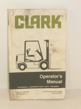 Clark Forklift Operator&#39;s Manual OM-624 Rev 3 (2820108) {T1344} - $17.81