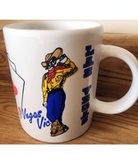 Vintage Las Vegas Vic Casino Jackpot Gmaes Coffee Mug PLEASE READ FLAW+ - $265.66 MXN