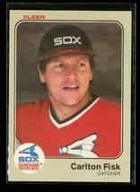 Vintage 1983 Fleer Baseball Trading Card #235 Carlton Fisk Chicago White Sox - £6.57 GBP