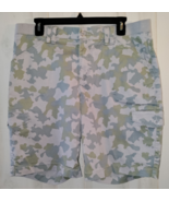 EXCELLENT WOMENS Lee RELAXED FIT COMFORT WAIST CAMOUFLAGE CARGO SHORT   ... - $495.21 MXN