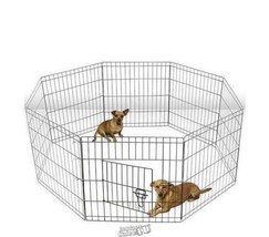 Portable 8-Panel Pet Playpen 48&quot;Lx48&quot;Dx42&quot;H - £98.16 GBP