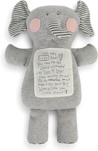 Tons of Love Elephant Grey Stripe 20 inch Polyester Plush Fabric Figure Toy - £22.00 GBP