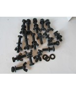 17 Assorted Hex Head Bolts  Wingnuts Black Oxide Finish 2-1/2&quot; &amp; 1-3/4&quot;&quot; - $128.61 MXN