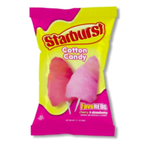 Starburst Cherry and Strawberry FaveReds Cotton Candy, 6-Pack 3.1 oz. Bags - £29.31 GBP