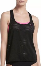 Nike Blue  Mesh Layered Tankini Top Women&#39;s Size Large - €59,64 EUR