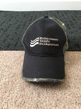 Maintenance Supply Headquarters Men&#39;s Adjustable Strap Back Cap Hat Black - $31.68