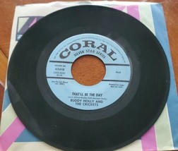 CRICKETS 45 That&#39;ll Be the Day I&#39;m Lookin someone CORAL Silver Star 7&quot; - £22.75 GBP