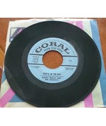 CRICKETS 45 That&#39;ll Be the Day I&#39;m Lookin someone CORAL Silver Star 7&quot; - $536.08 MXN