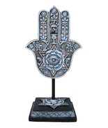 Hand of God Hamsa Palm With Magen David Star Eye of Providence Figurine ... - $65.85 CAD