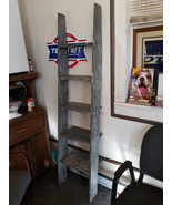 Handmade Wall Leaning Ladder Shelf, five shelves, custom orders, 72x12x14 - €277,13 EUR