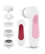 Waterproof Facial Cleansing Spin Brush Set with 5 Exfoliating Brush Head... - £15.69 GBP