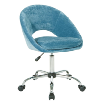 Milo Height Adjustable Home Office Chair in Durable Micro-Fiber Royal - £109.92 GBP
