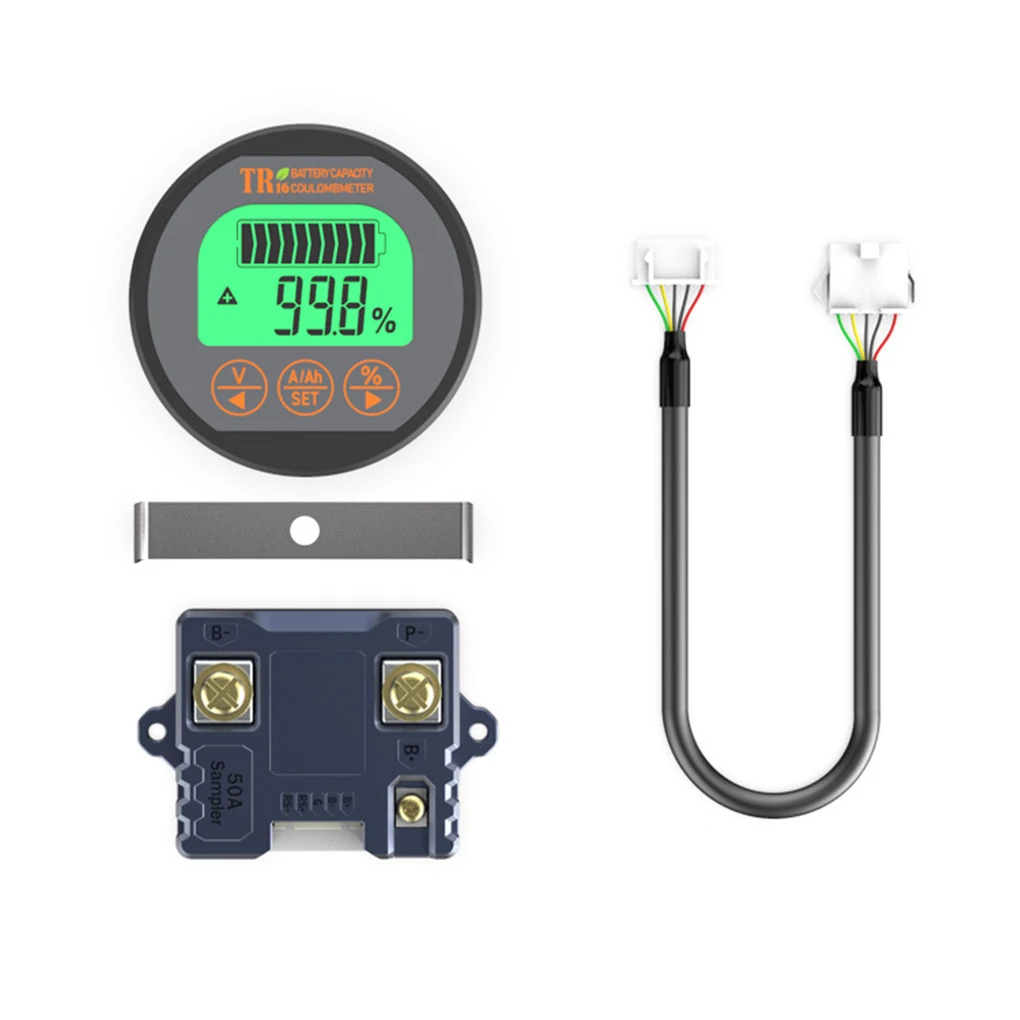 LCD Digital Battery Meter Electric Bicycle Voltage Current Gauge Multifunctional - £199.57 GBP