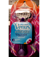 NEW! Gillette Venus EMBRACE -1 HANDLE-1 Cartridge [5 BLADES] French/Engl... - £5.49 GBP