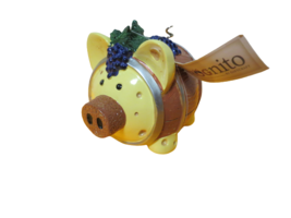 Inhognito Plystn Piggy Bank Swine And Cheese By Giftcraft 487007 New W/Tag - $14.85