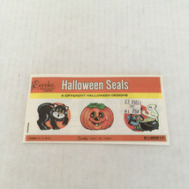 Vintage Eureka Halloween seals book 6 different designs cat ghost whitch... - £33.49 GBP