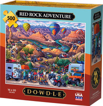 Red Rock Adventure Utah 500 Piece Jigsaw Puzzle 16 x 20&quot; Dowdle Boardwalk - $24.74