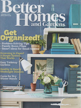 Better Homes and Gardens January 2012 Get Organized!Smart Ideas for Smal... - $1.75