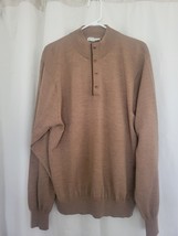 Peter Millar Brown Men&#39;s Pullover 100% Merino Wool Sweater Size XL - £24.95 GBP