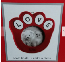 New in the Box, American Greetings, Pet Picture Frame Christmas Ornament - 2010 - $12.00