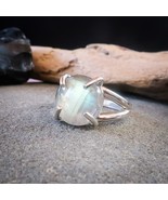 Labradorite Ring in Sterling Silver with Prong Setting | Size 8 | Silver... - £43.35 GBP