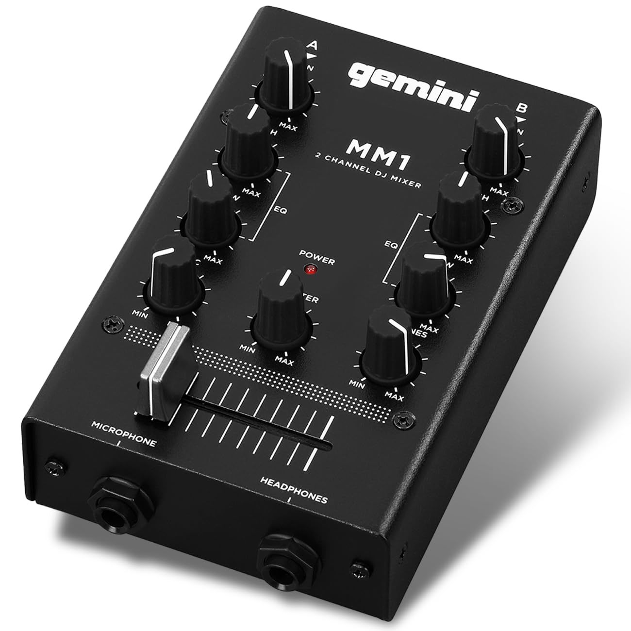 Gemini Portable Bluetooth DJ Mixer  2-Channel Mini Audio Mixer with Wir... - $70.36