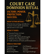 COURT CASE DOMINION Ritual - Victory. Power. Protection. Success. - $299.00