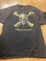 Pirates Of The Caribbean: Dead Men Tell No Tales:Black Men’s Shirt 2xl - £14.27 GBP