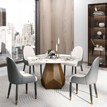 Round Marble Dining Table, Seats 6 - $21,033.99 MXN