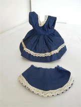 Vintage 1950&#39;s Navy Blue Dress &amp; Matching Hat for 8&quot; Doll, Ginny, Ginger, Muffie - £14.93 GBP