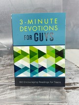 3-Minute Devotions for Guys: 180 Encouraging Readings for Teens - £6.17 GBP
