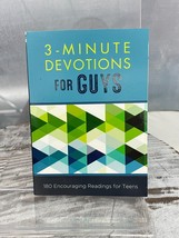 3-Minute Devotions for Guys: 180 Encouraging Readings for Teens - £6.04 GBP