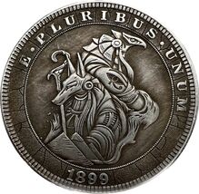 Médaille Fantasy Egypte ancienne : Anubis &amp; Horus 1899 - $18.55 CAD