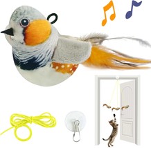 Cat Toys Hanging Bird, Retractable Cat Teaser Toy, Vivid for - £8.24 GBP