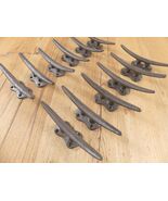 12 Cleat Boat Hooks Handles Pulls Cast Iron Dock Nautical Decor Rustic F... - $54.92 CAD