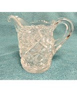 Cut Glass Crystal Winburn Pattern Buzzsaw Jagged Saw Tooth 5&quot; Pitcher Cr... - $350.24 MXN