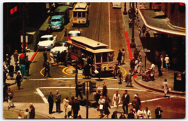 California San Francisco Cable Car Powell &amp; Market Streets Turntable Pos... - $5.45
