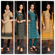 Women Salwar suit &amp; Dupatta Readymade Digital Print Ethnic fashion wear ... - £30.39 GBP