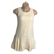 B.G.B. Petite Vintage Cute Dress ~ Sz 12P ~ Above Knee ~ Cream / Beige ~ Lace - £13.44 GBP