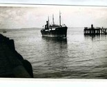 SS Frode Norwegian Transport Ship Real Photo Postcard Sunk in 1943 - $39.70