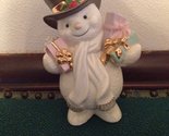 LENOX CHRISTMAS SNOWMAN FIGURINE SPECIAL DELIVERY - $49.38