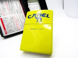 Camel Yellow Blue Engraved Zippo 2021 MIB Rare - £91.92 GBP