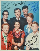 Happy Days Cast Signed Photo X7 - Ron Howard, Marion Ross, Anson Williams + w/CO - $739.00