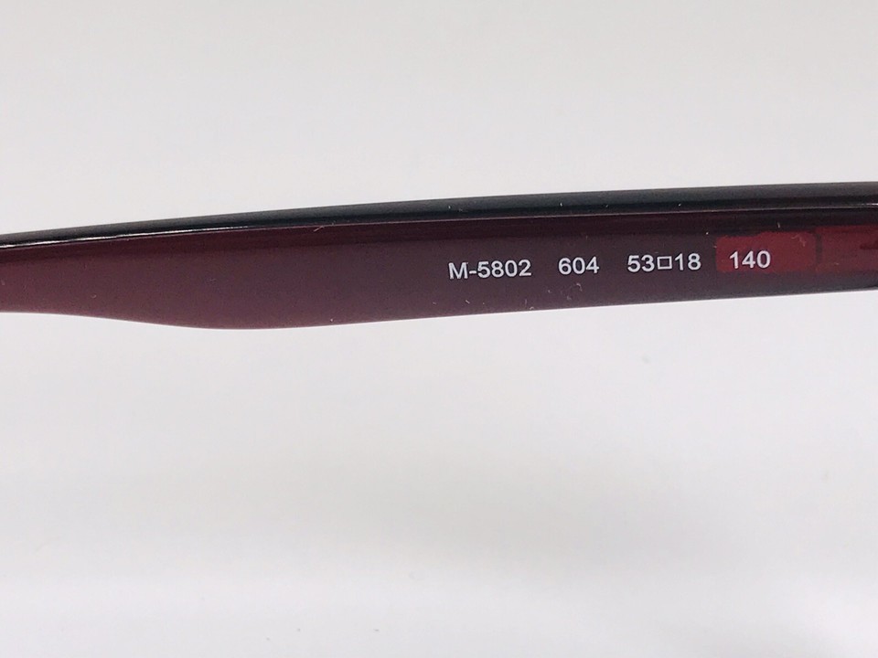 New MARCHON NYC M-5802 604 Burgundy Eyeglasses  53mm with Case Item image 10