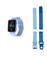 Color: BLUE - Advanced Smartwatch With Three Bands And Wellness + Activi... - $91.40 CAD