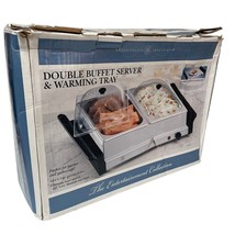 Bella Cucina Double Buffet Server And Warming Tray Model 13372 Tested - $26.60