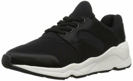 The Fix Women&#39;s Navarro Jogger Fashion Sneaker Black Textile Size 8.5 - $12.56