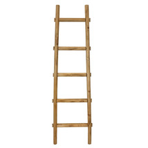 An item in the Baby category: 5 Step Brown Decorative Ladder Shelve