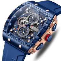  Watch Men Leather Sports Watches Men&#39;s Army Military Quartz Wristwatch ... - £54.98 GBP+