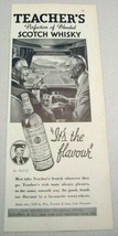 1938 Print Ad Teachers Scotch Whiskey 2 Men Drink in Train Dining Car - £9.14 GBP